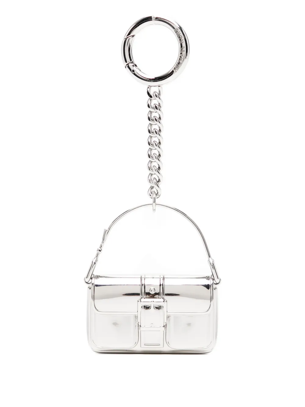 Michael Kors Colby Bag Charm In Silver