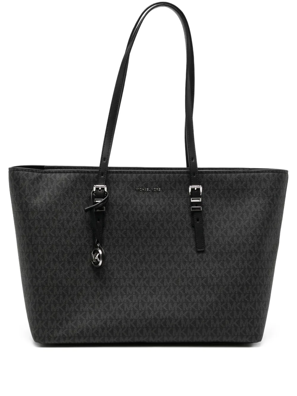 Michael Kors Grote Quinn shopper met kenmerkend logo Zwart