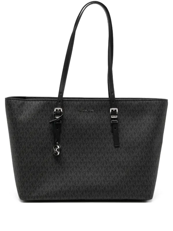 Michael Kors Quinn Signature ハンドバッグ L | ブラック | FARFETCH JP
