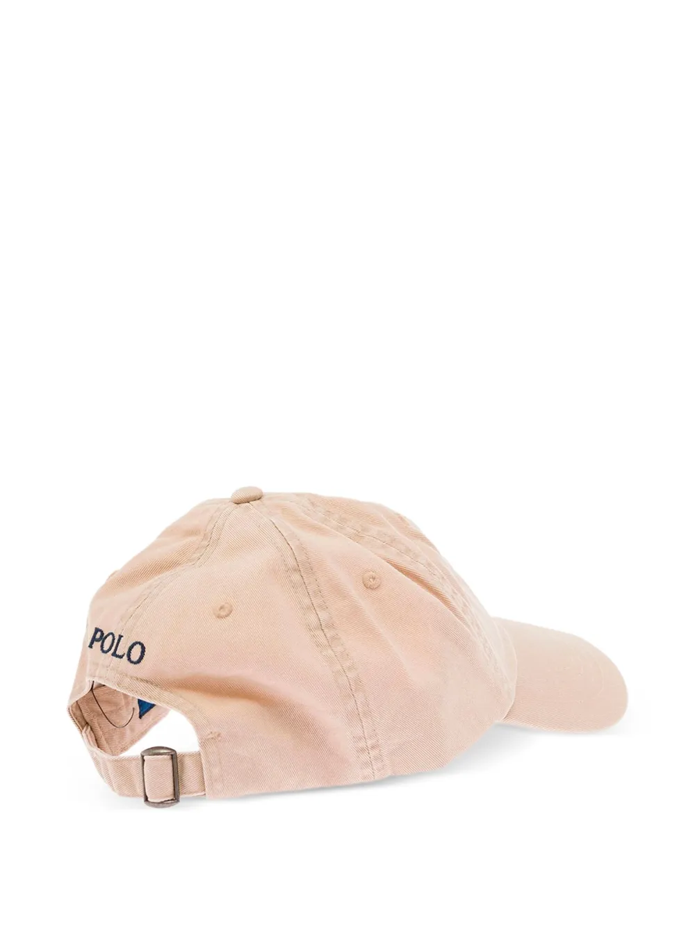 Polo Ralph Lauren Beige Baseball Cap With Pony Embroidery On The Front And Rear Adjustable Buckle Closure In Cotton Wo In Neutral