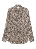 Mazzarelli leopard-print shirt - Neutrals