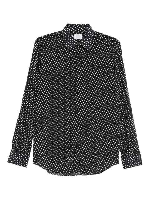 Mazzarelli polka-dot long-sleeve shirt