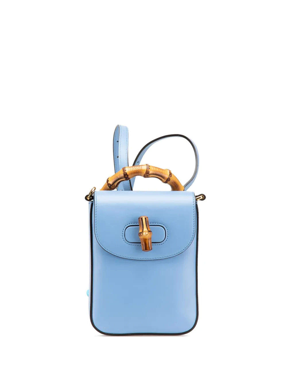 2016-2025 Mini Calfskin Bamboo Top Handle Bag satchel