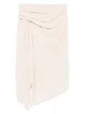 FRANCESCO MURANO draped asymmetric skirt - Neutrals