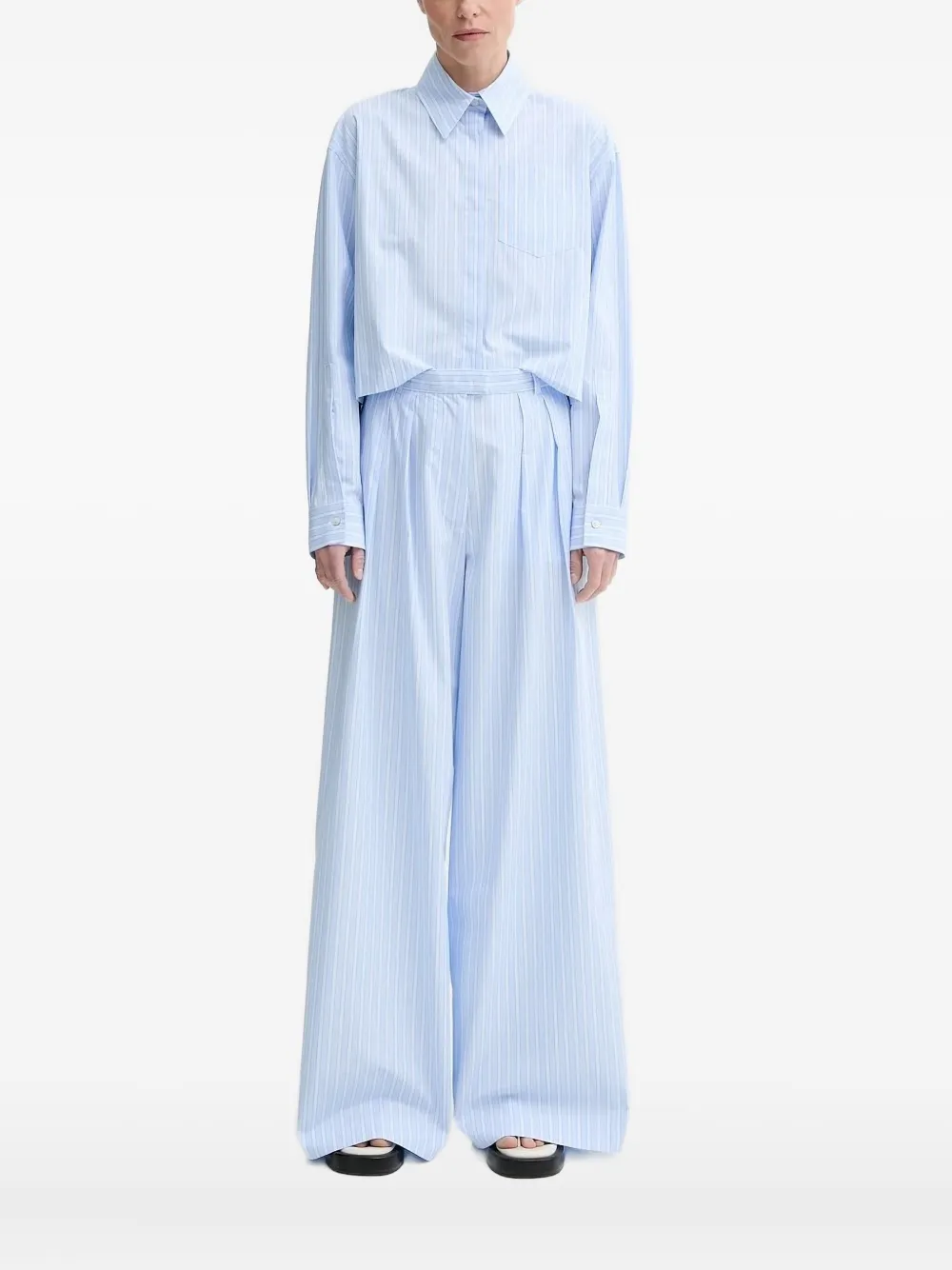 Won Hundred striped shirt | Blue | Image 1