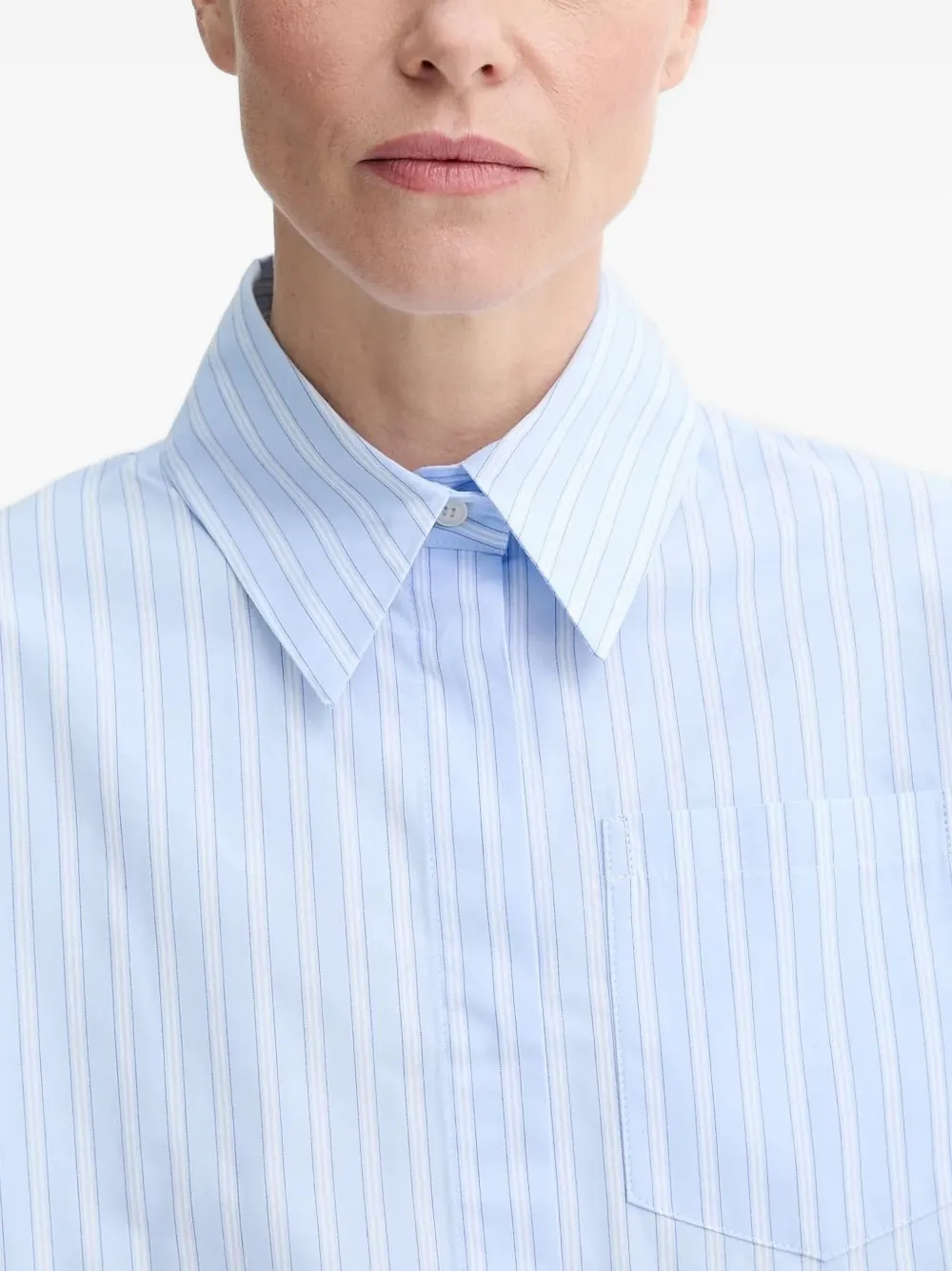 Won Hundred Striped Shirt - Blue 