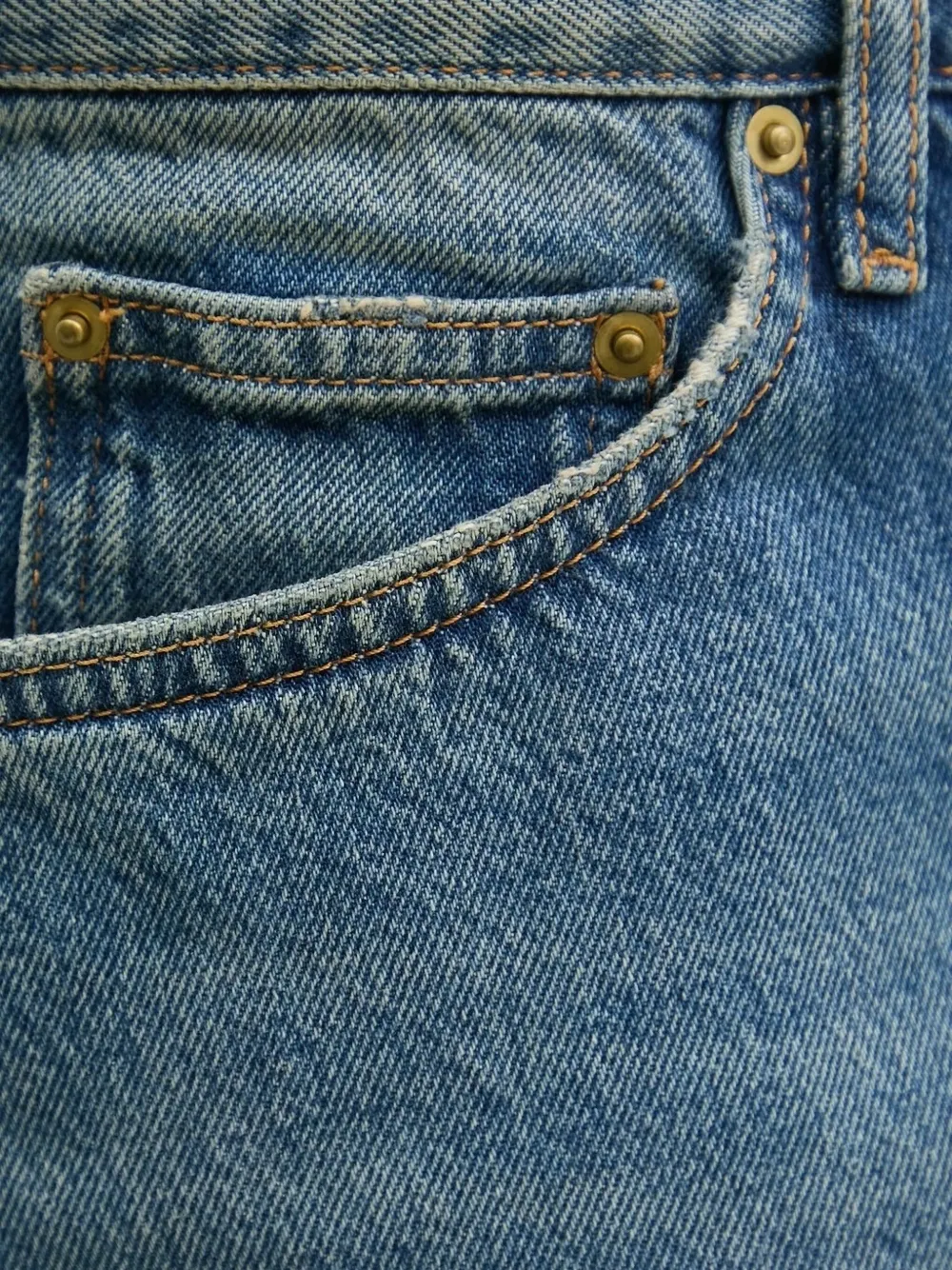 Won Hundred Gerafelde jeans Blauw