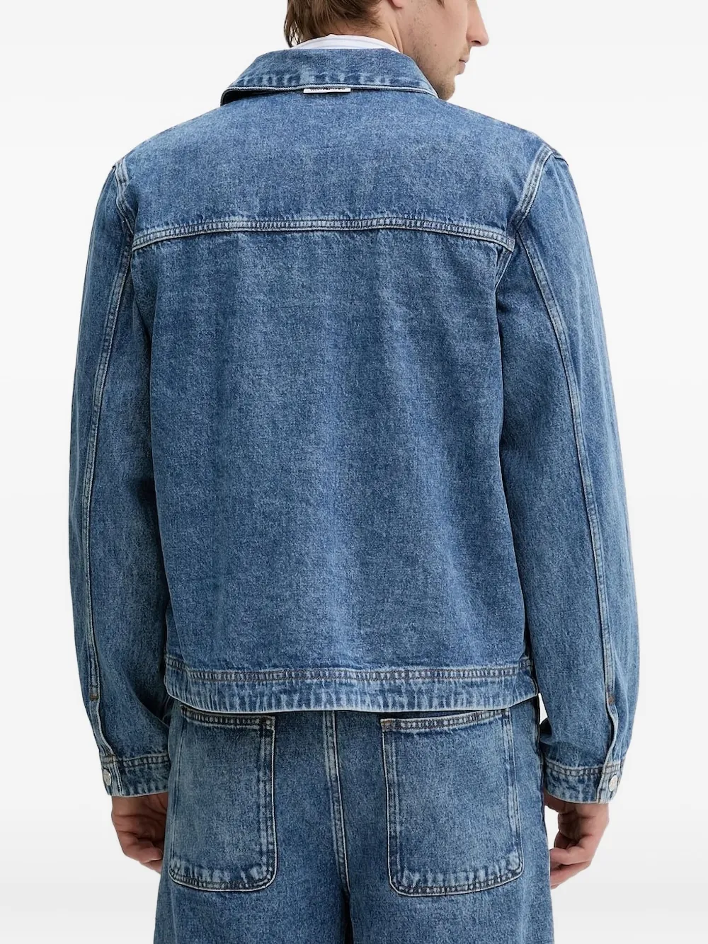 Won Hundred Denim jack Blauw