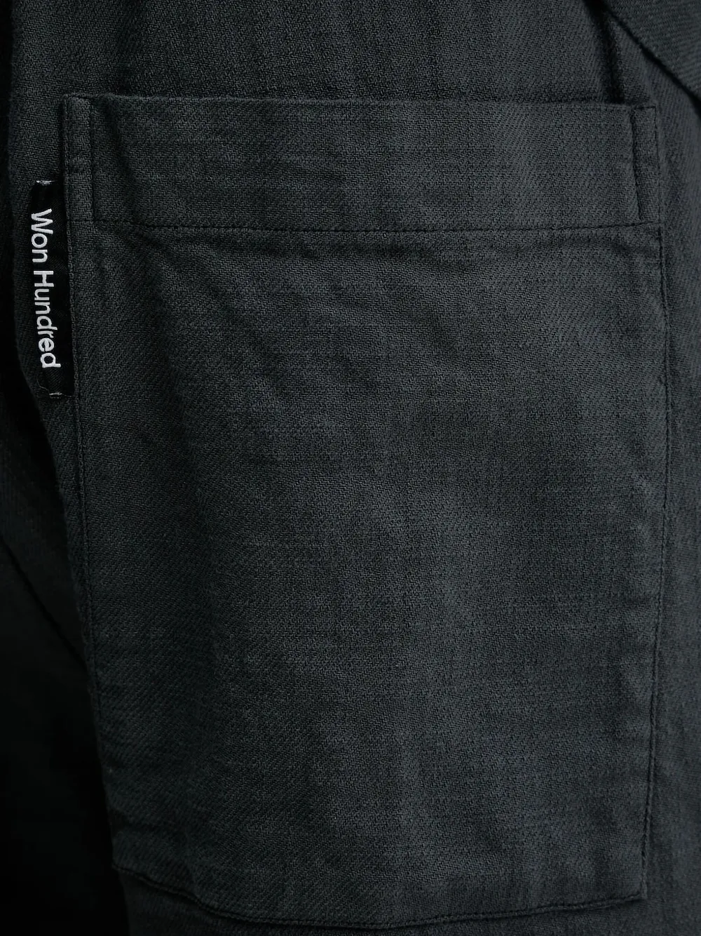 Won Hundred Shorts met opgestikte zak Zwart