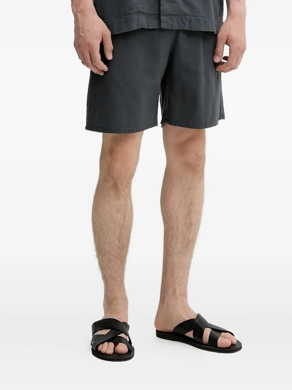 Won Hundred patch-pocket shorts | Black | Image 1