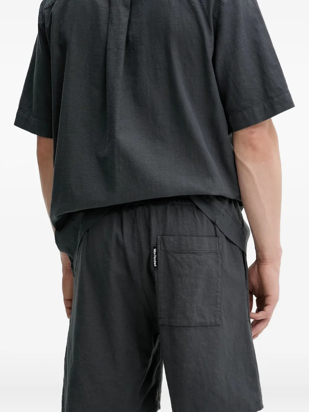 Won Hundred Shorts met opgestikte zak - Zwart