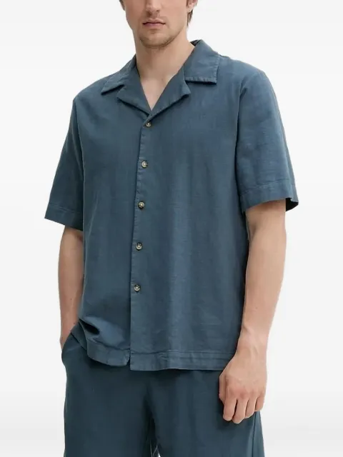 Won Hundred revere-collar short-sleeve shirt
