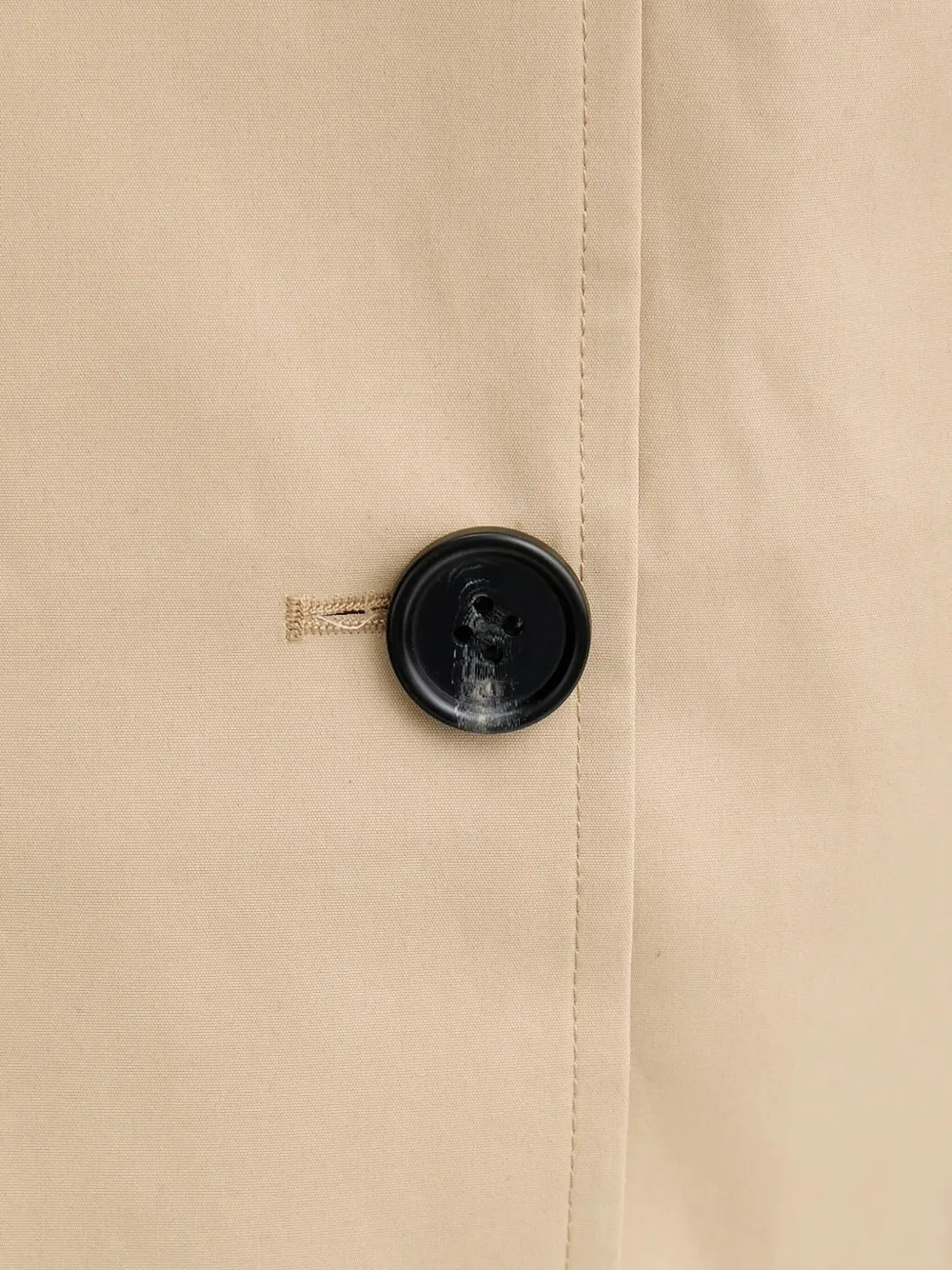 Won Hundred Stand-neck Belted Jacket In Brown