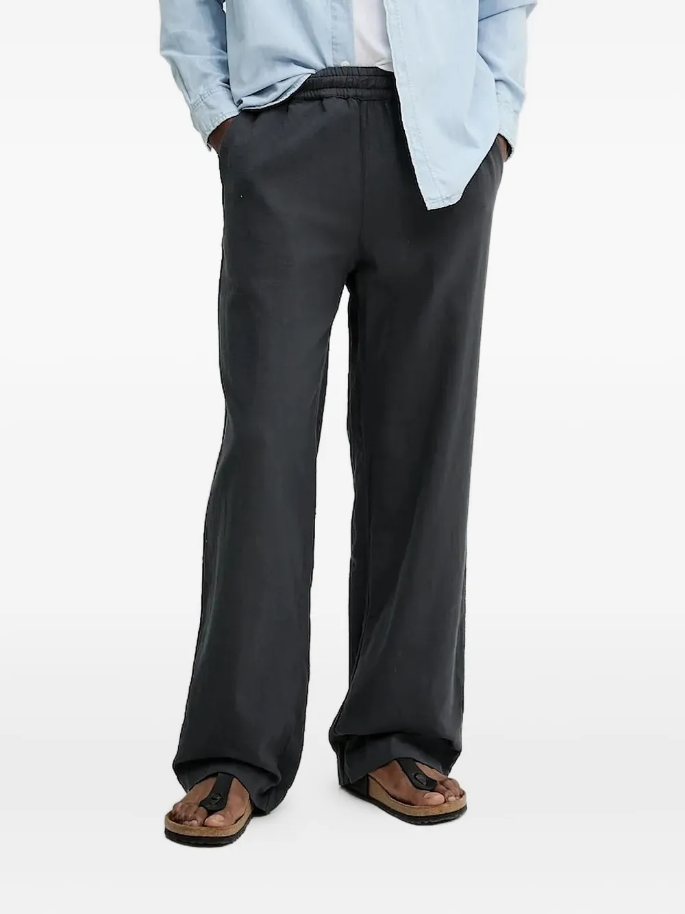 Won Hundred elasticated-waist trousers Grijs