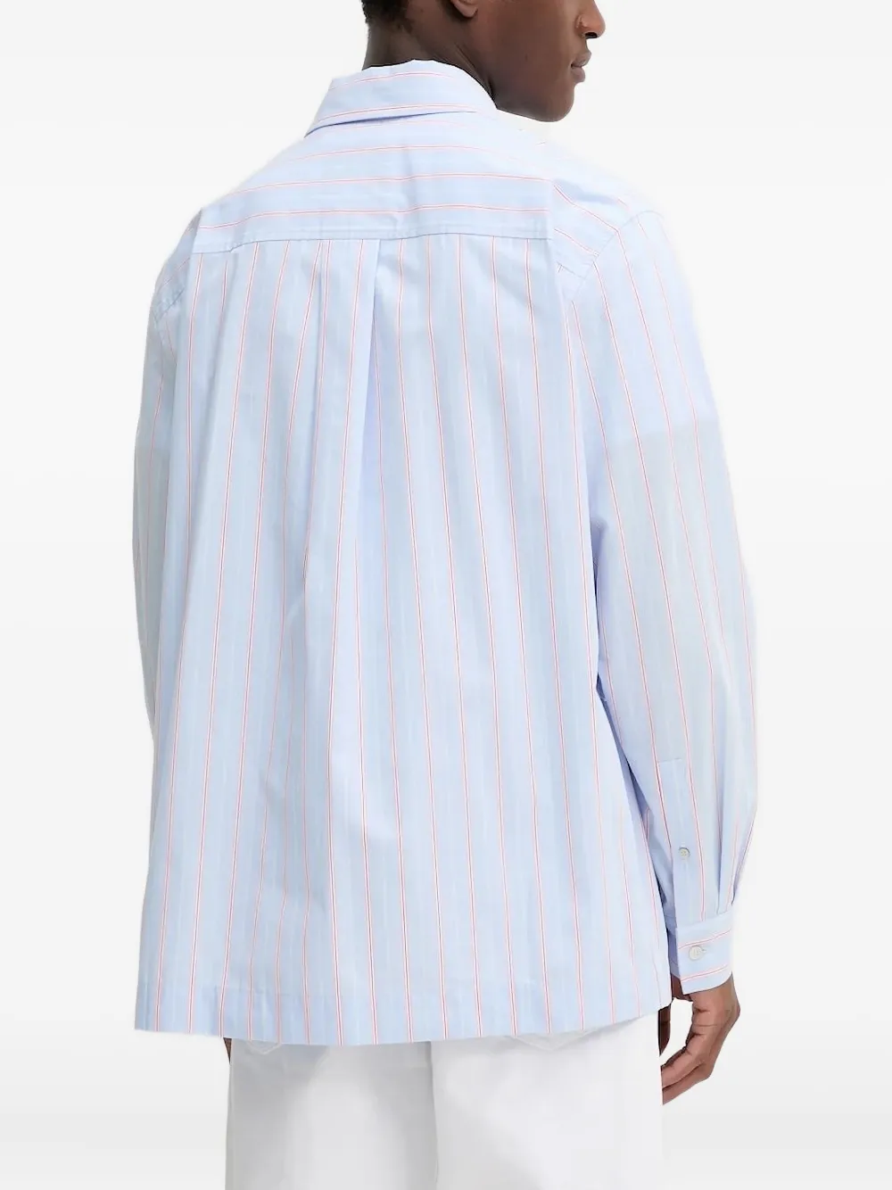 Won Hundred stripe-pattern shirt - Blauw