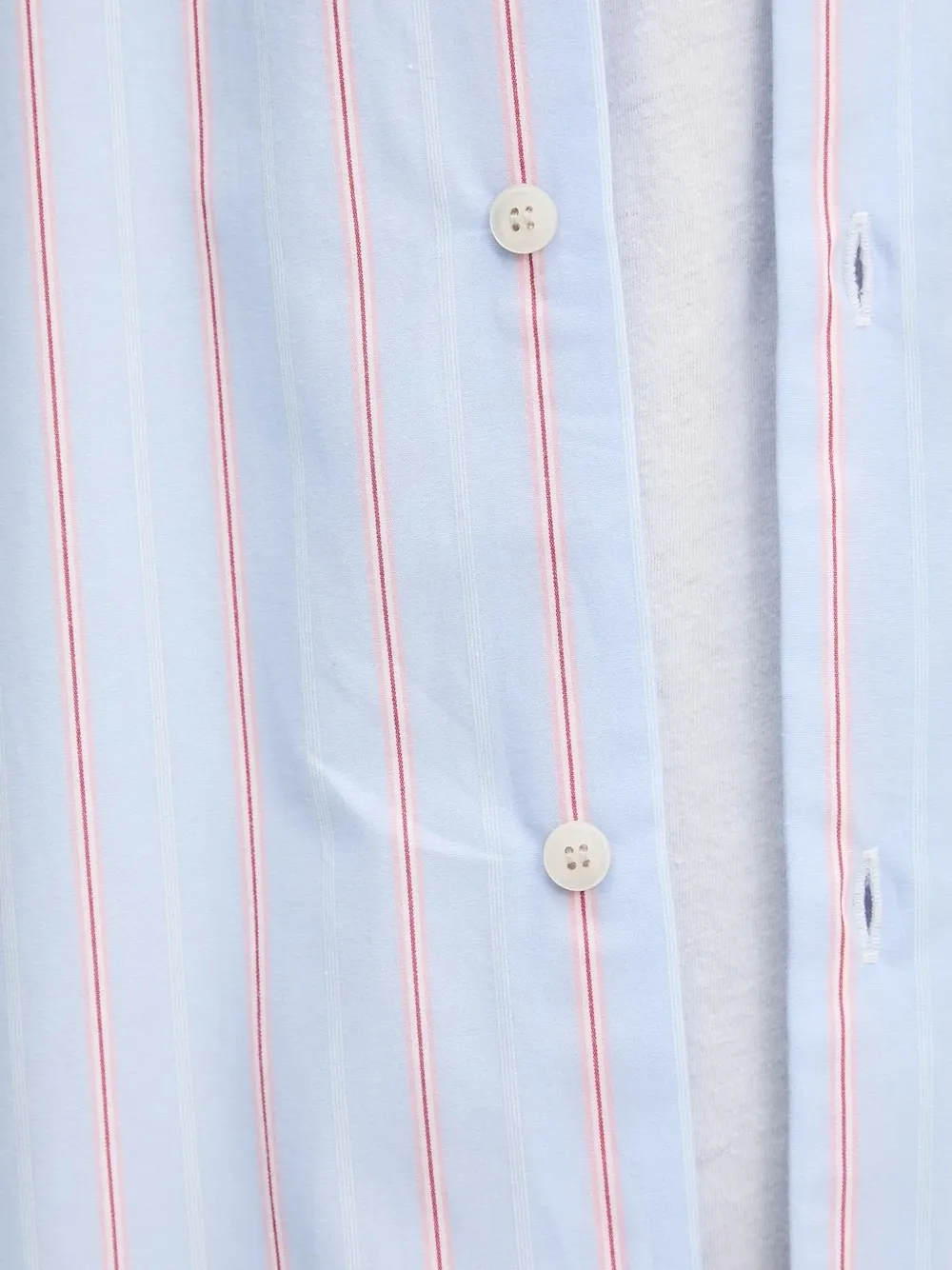 Won Hundred Stripe-pattern Shirt In Blue