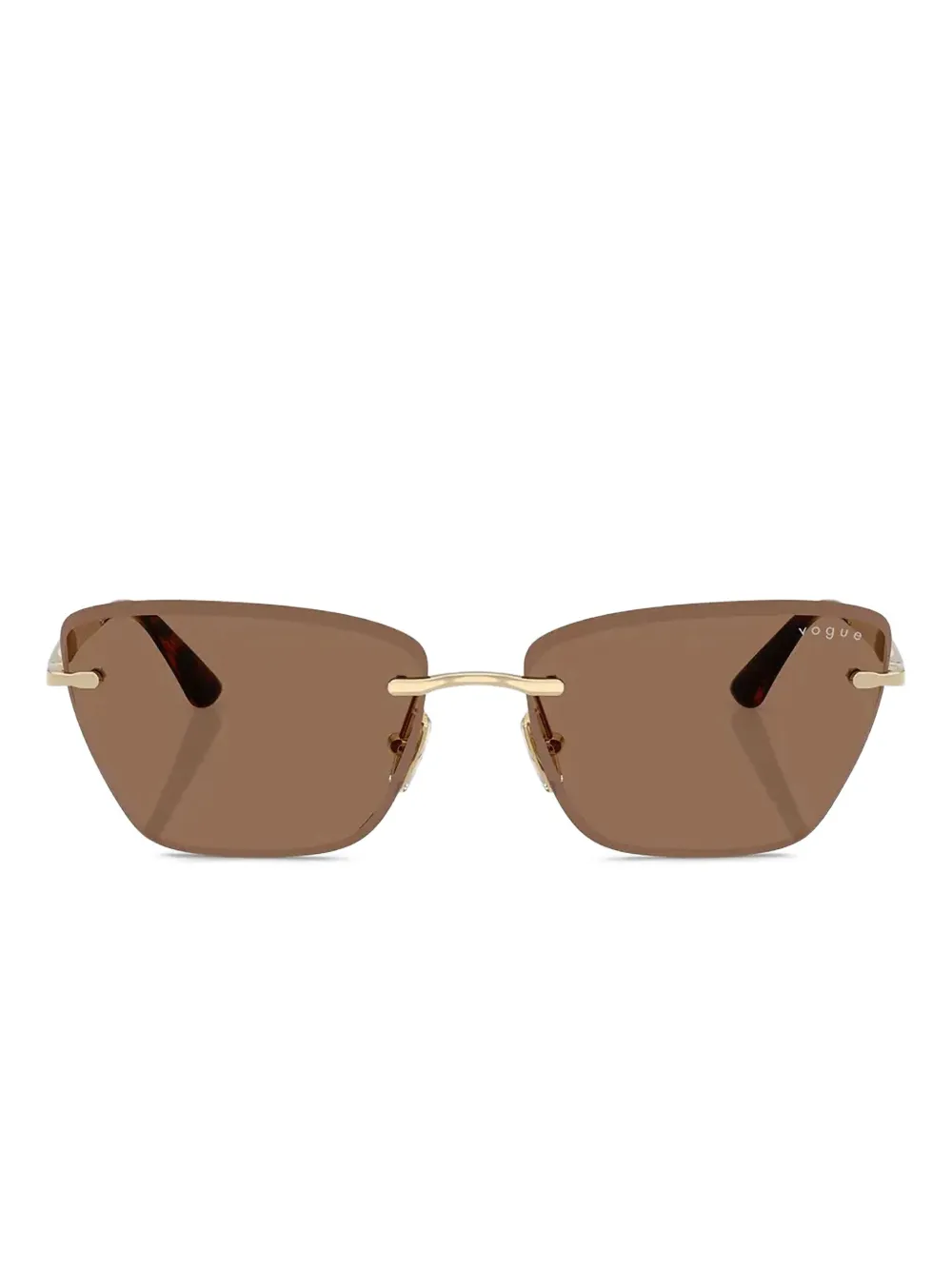 Vogue Eyewear Zonnebril met randloze montuur Goud
