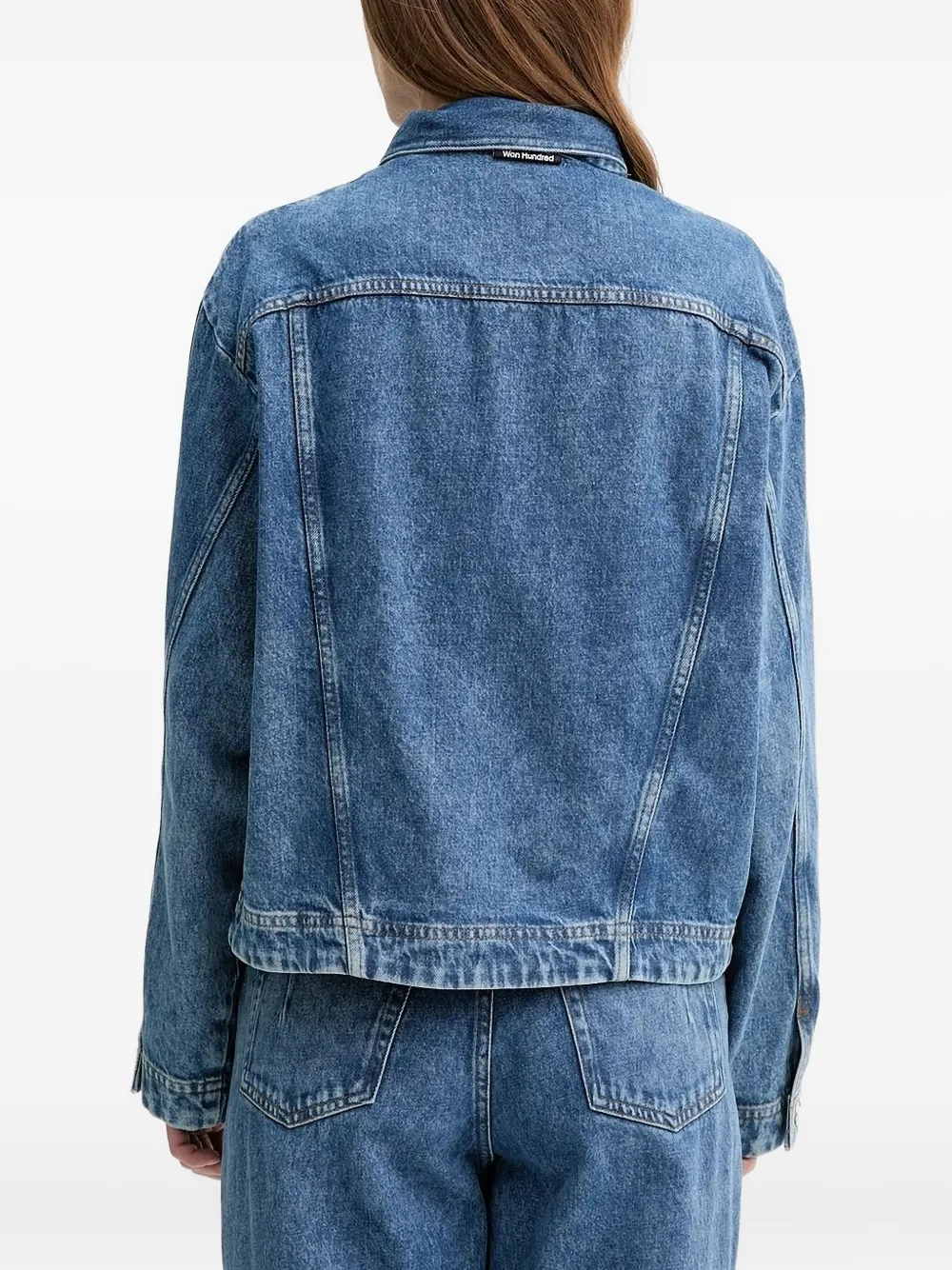 Won Hundred Kirsten asymmetrical denim jacket | Denim Jackets | Image 2