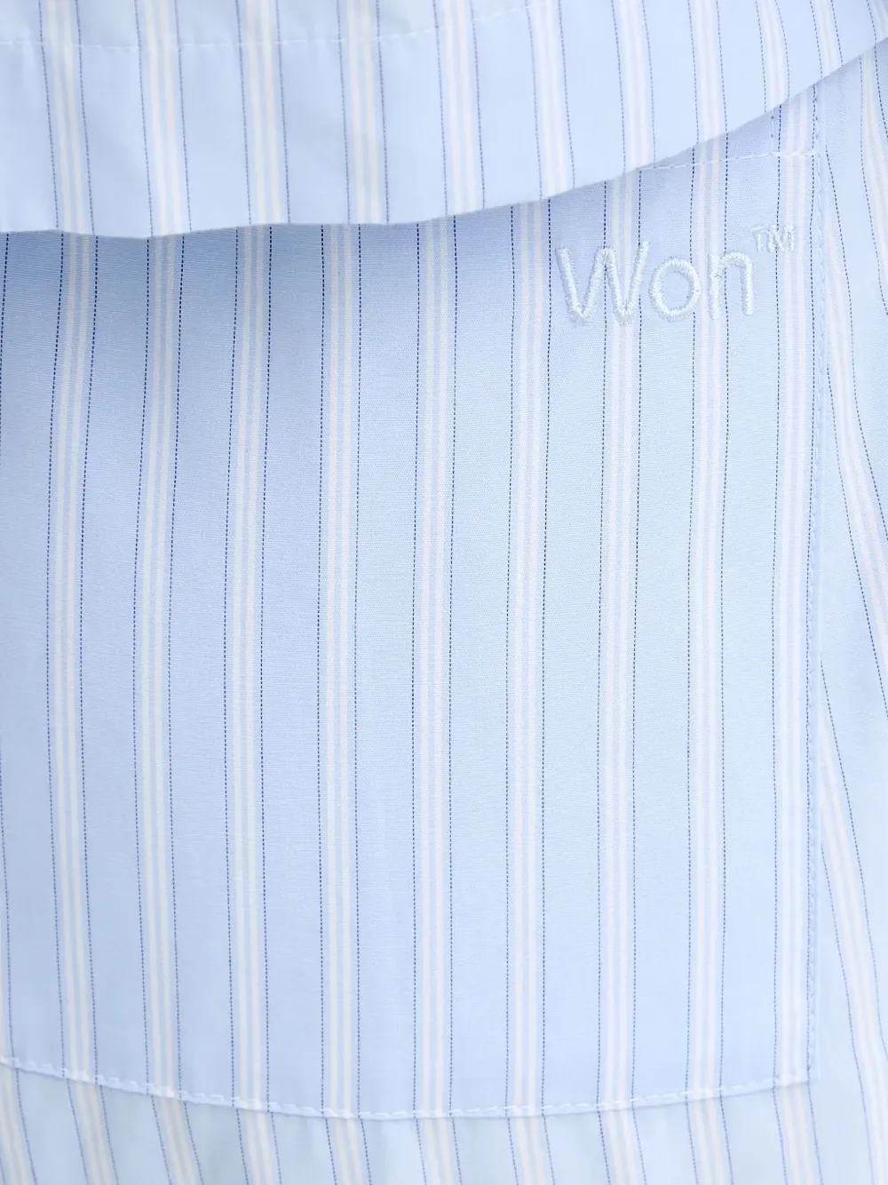 Won Hundred Broek met krijtstreep Blauw