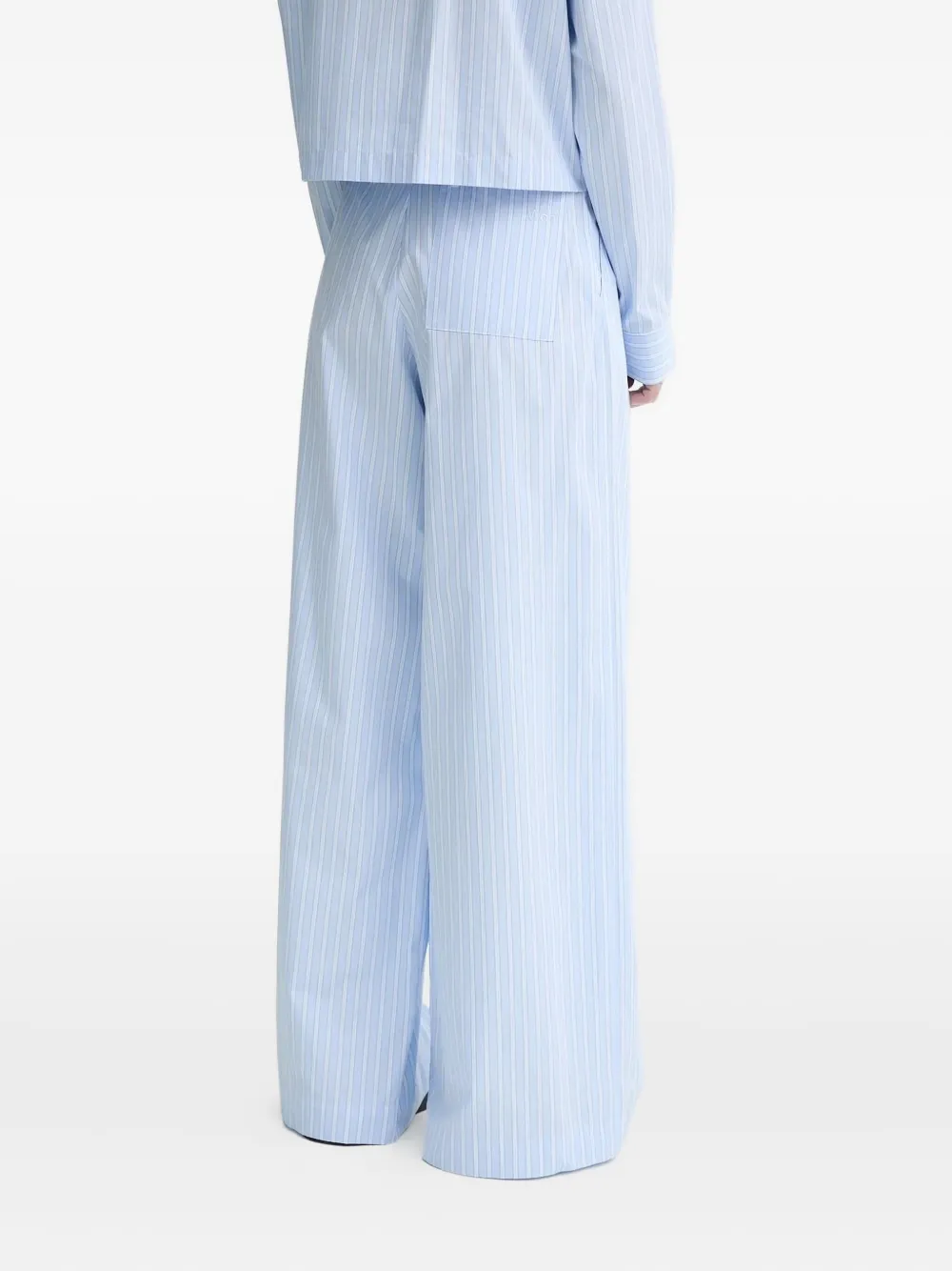 Won Hundred Broek met krijtstreep - Blauw