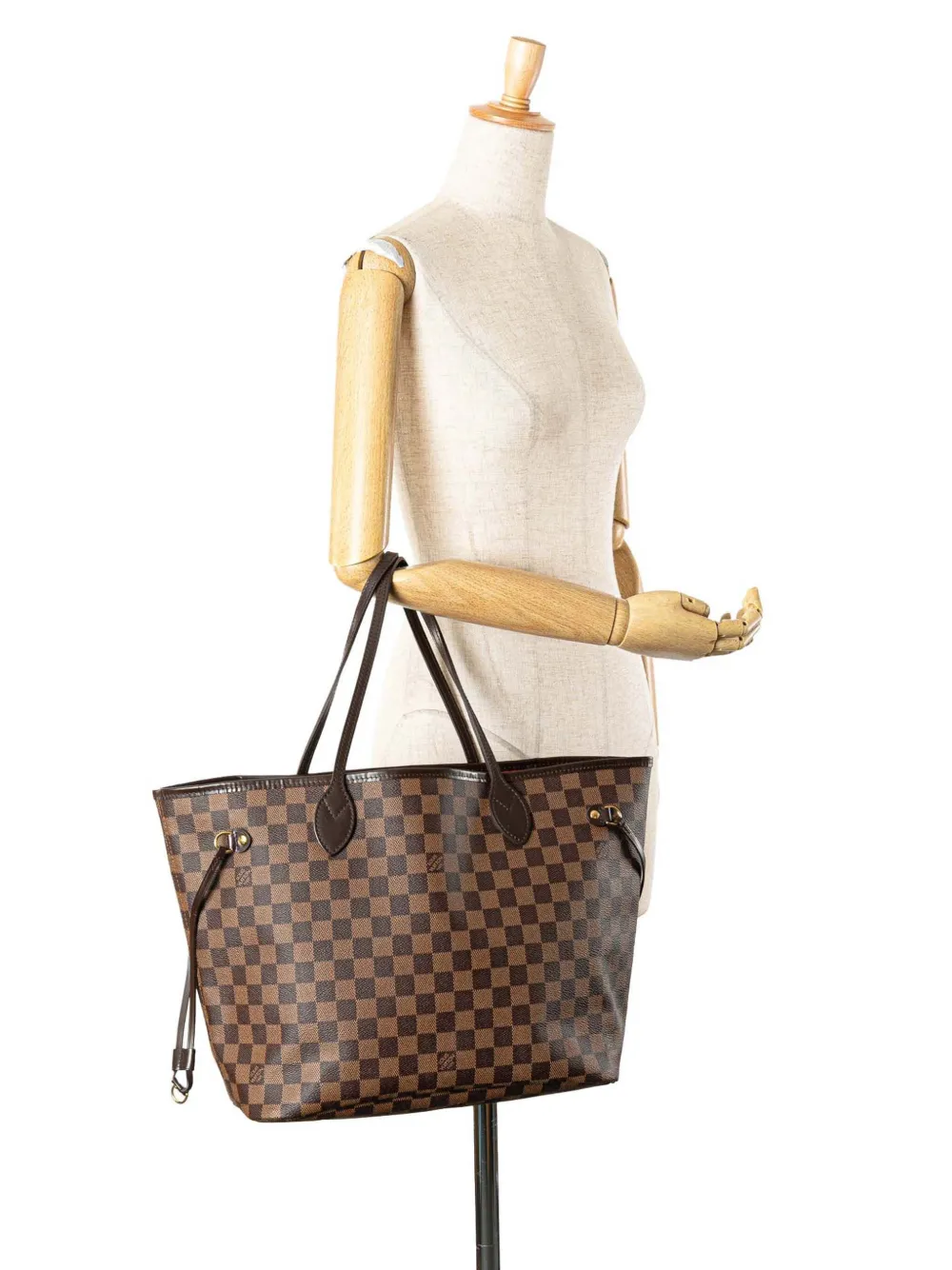 Louis Vuitton Pre-Owned sac à main Damier Ébène Neverfull MM pre-owned (2012) | Pre-owned | Image 2