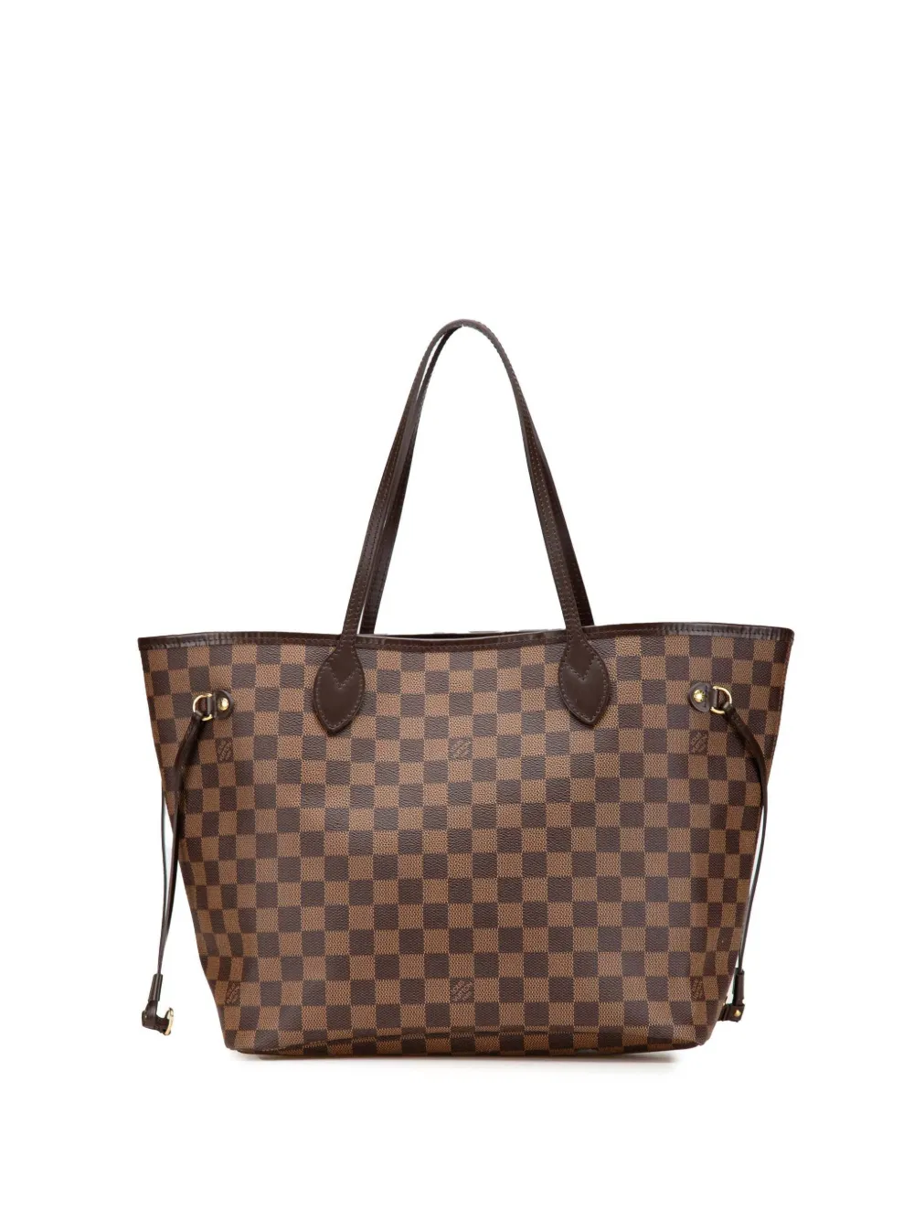 Louis Vuitton Pre-Owned 2012 Damier Ebene Neverfull MM tote bag - ブラウン Louis Vuitton Pre-Owned 2012 Damier Ebene Neverfull MM tote bag - ブラウン
