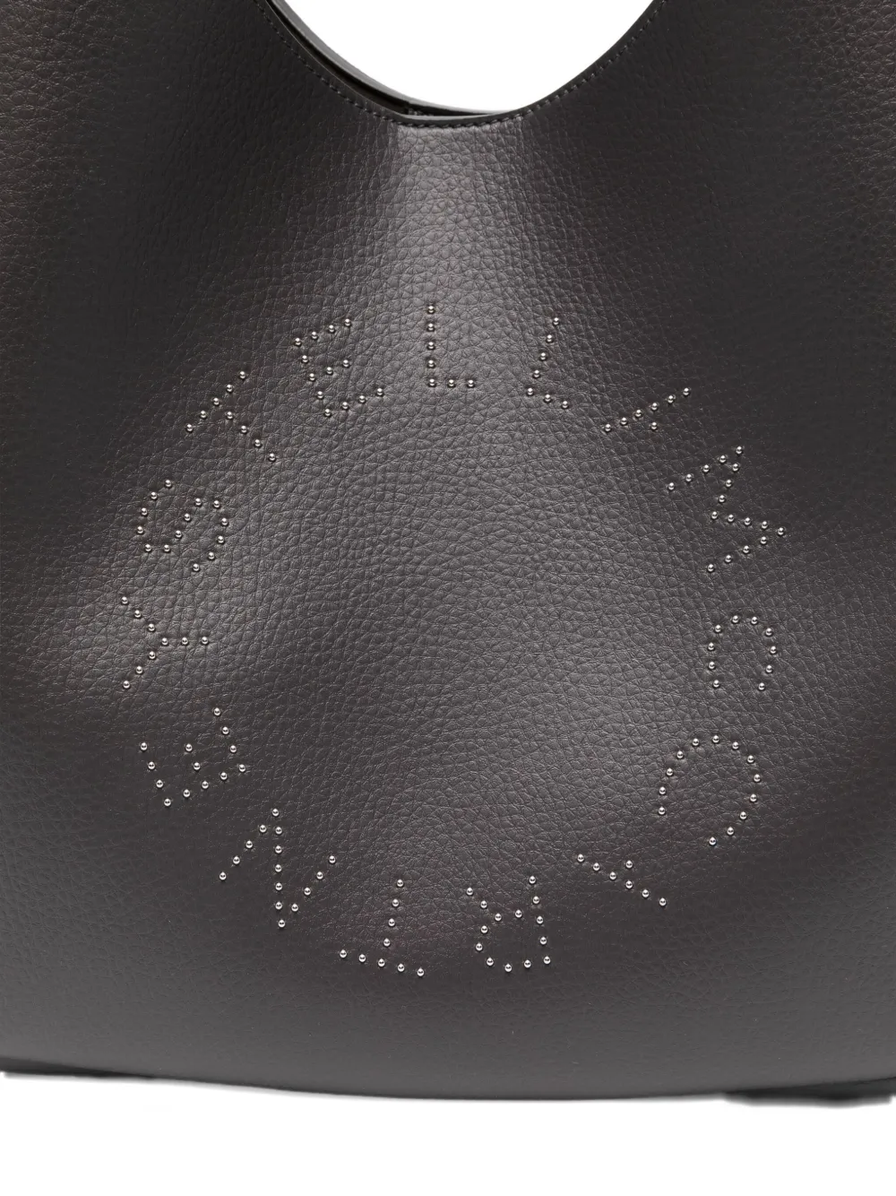 Stella McCartney Soepelvallende schoudertas met logo Grijs
