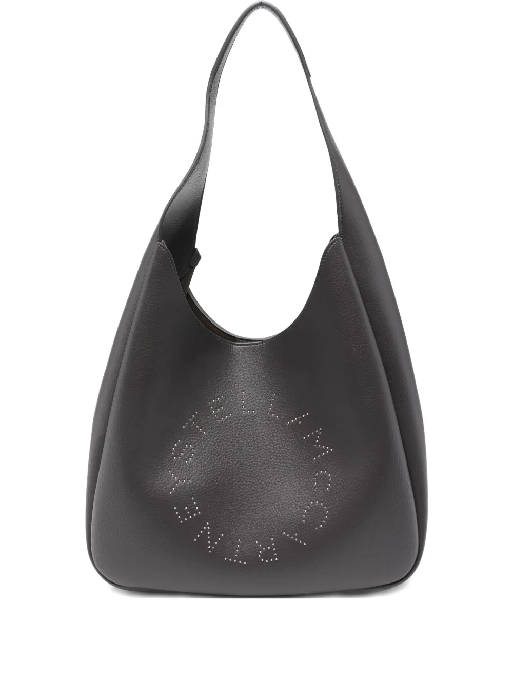Stella McCartney Soepelvallende schoudertas met logo Grijs