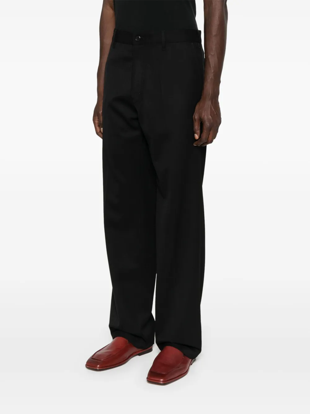 Prada Broek met logo Zwart