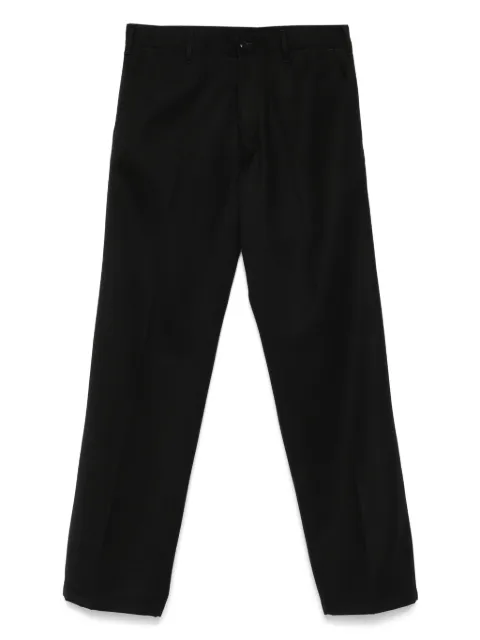 Prada triangle-logo trousers