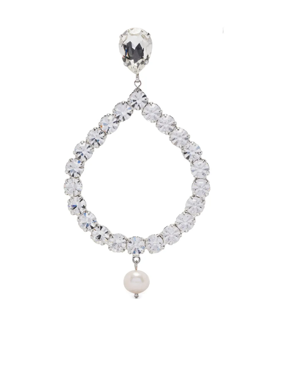 Magda Butrym crystal-embellishment drop earrings | Silver | Image 1