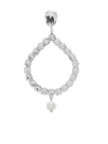 Magda Butrym crystal-embellishment drop earrings - Silver