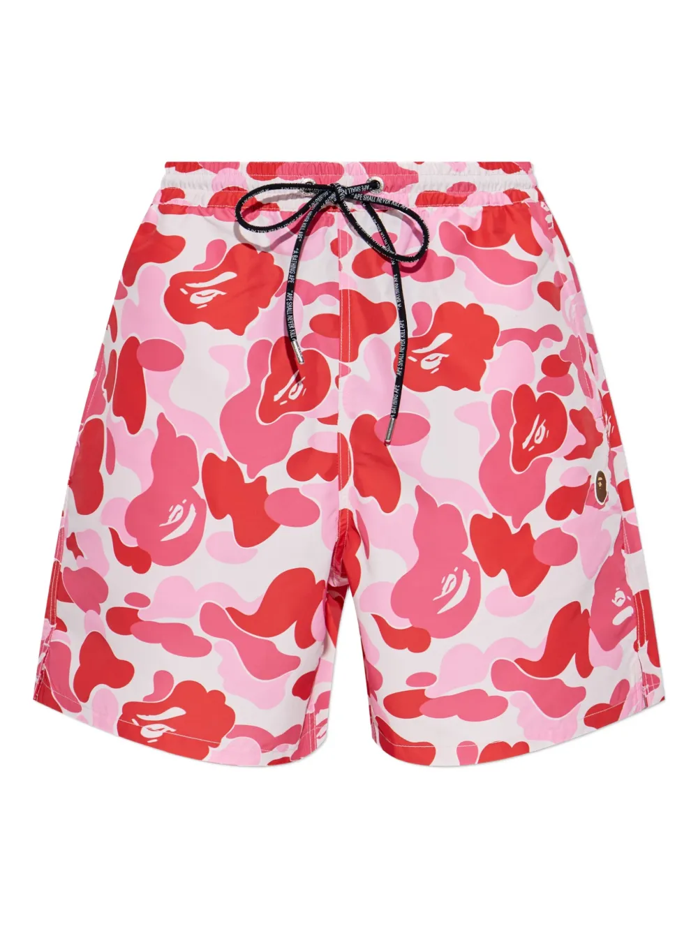 A BATHING APE Shorts met abstracte print Roze