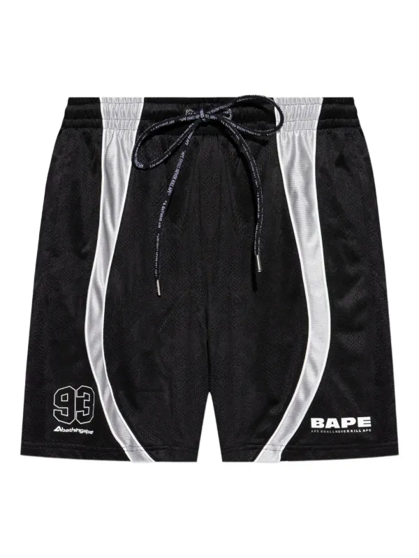 大人気] アベイシングエイプ バスケットパンツ メッシュ カモ柄 総柄