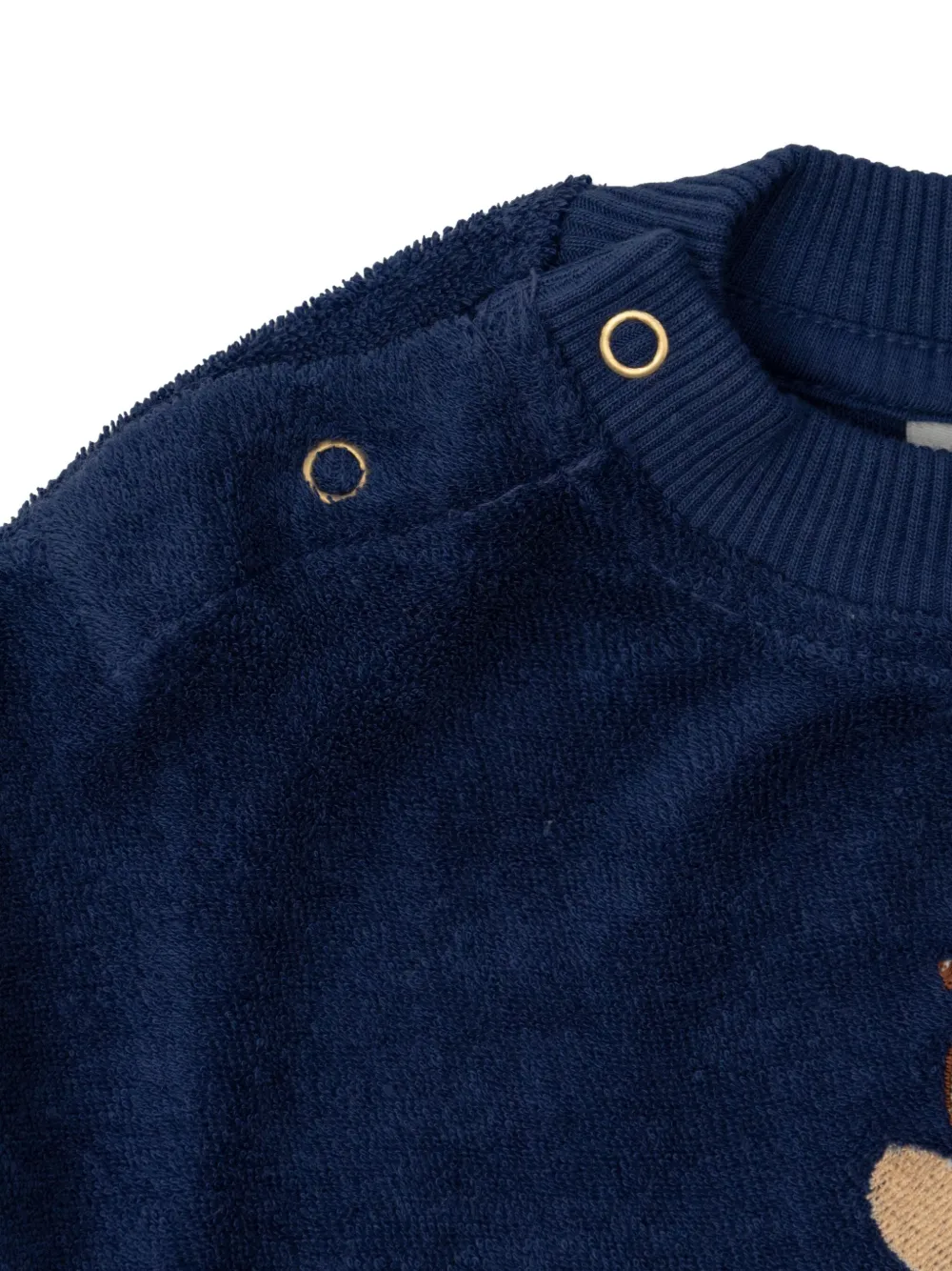 Mini Rodini Sweater met borduurwerk Blauw