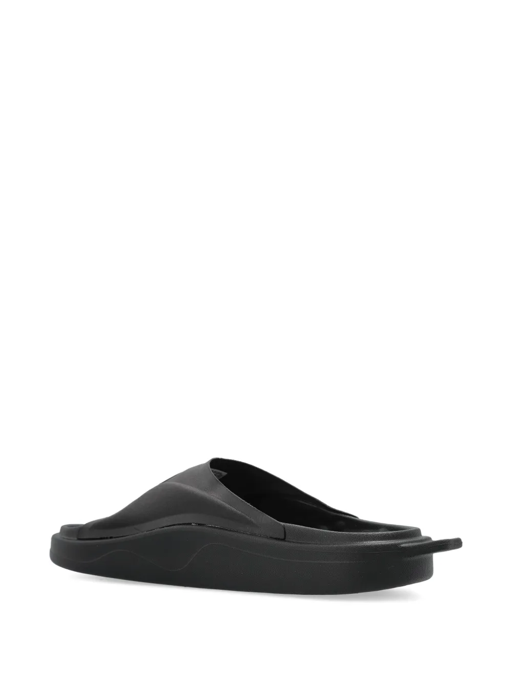 adidas by Stella McCartney logo-patch slides CBLACK