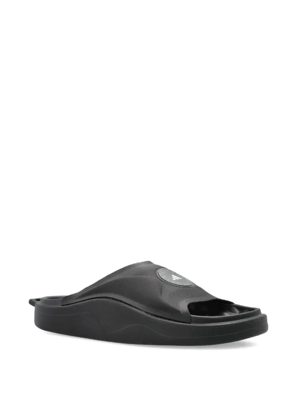Adidas By Stella McCartney logo-patch Slides | FARFETCH