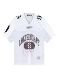 A BATHING APE® mesh logo-graphic jersey - White