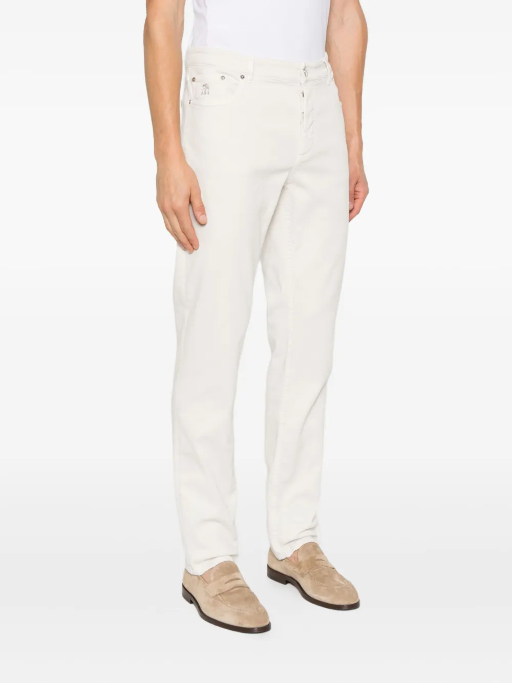 Brunello Cucinelli Straight jeans Beige