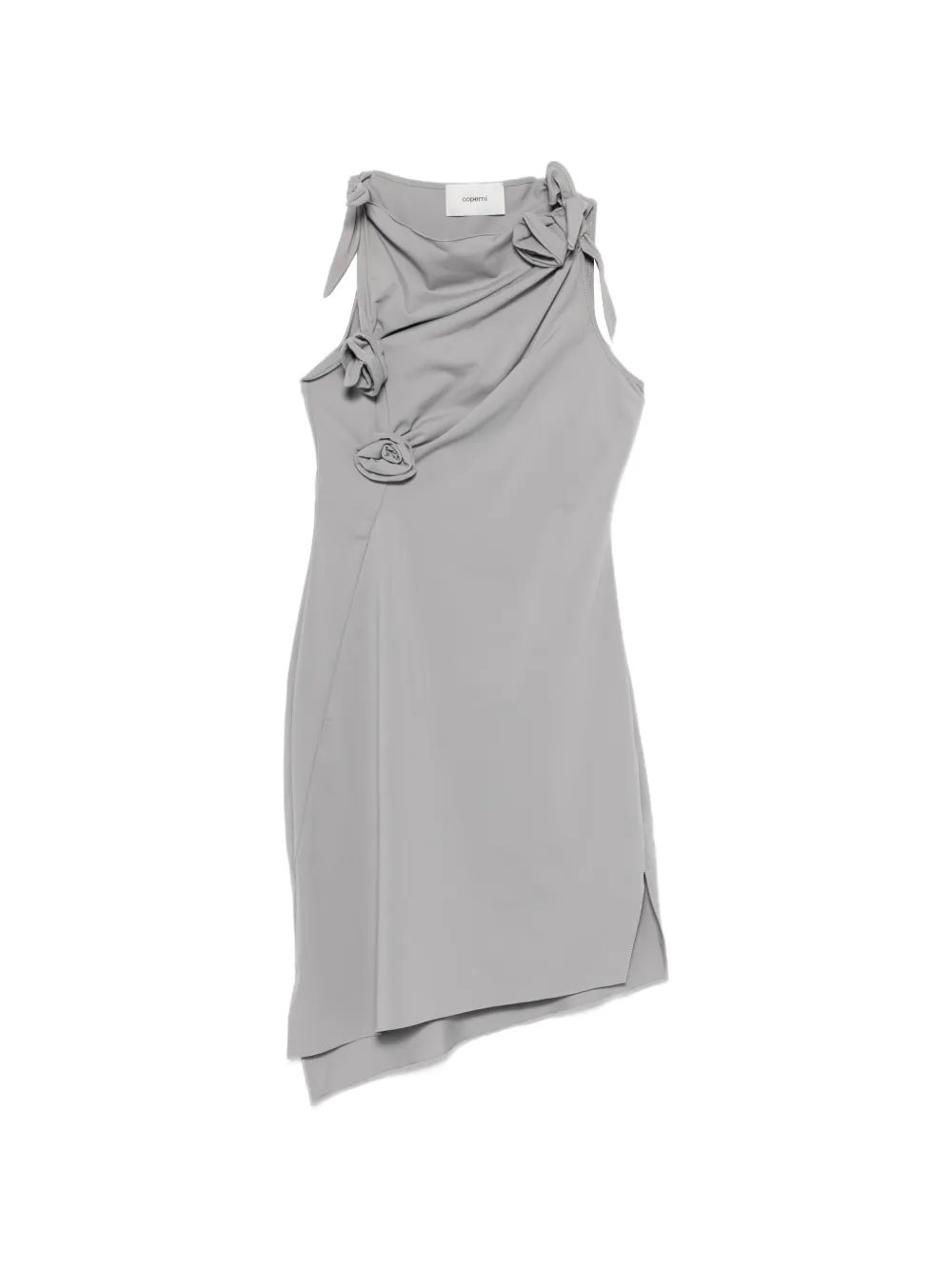 Coperni bow-detail cutout dress - Grigio