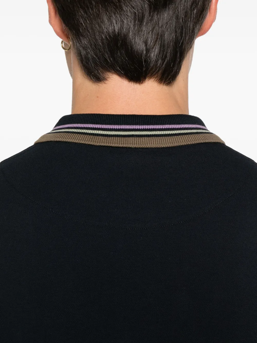 Vivienne Westwood Poloshirt met gestreepte kraag Blauw