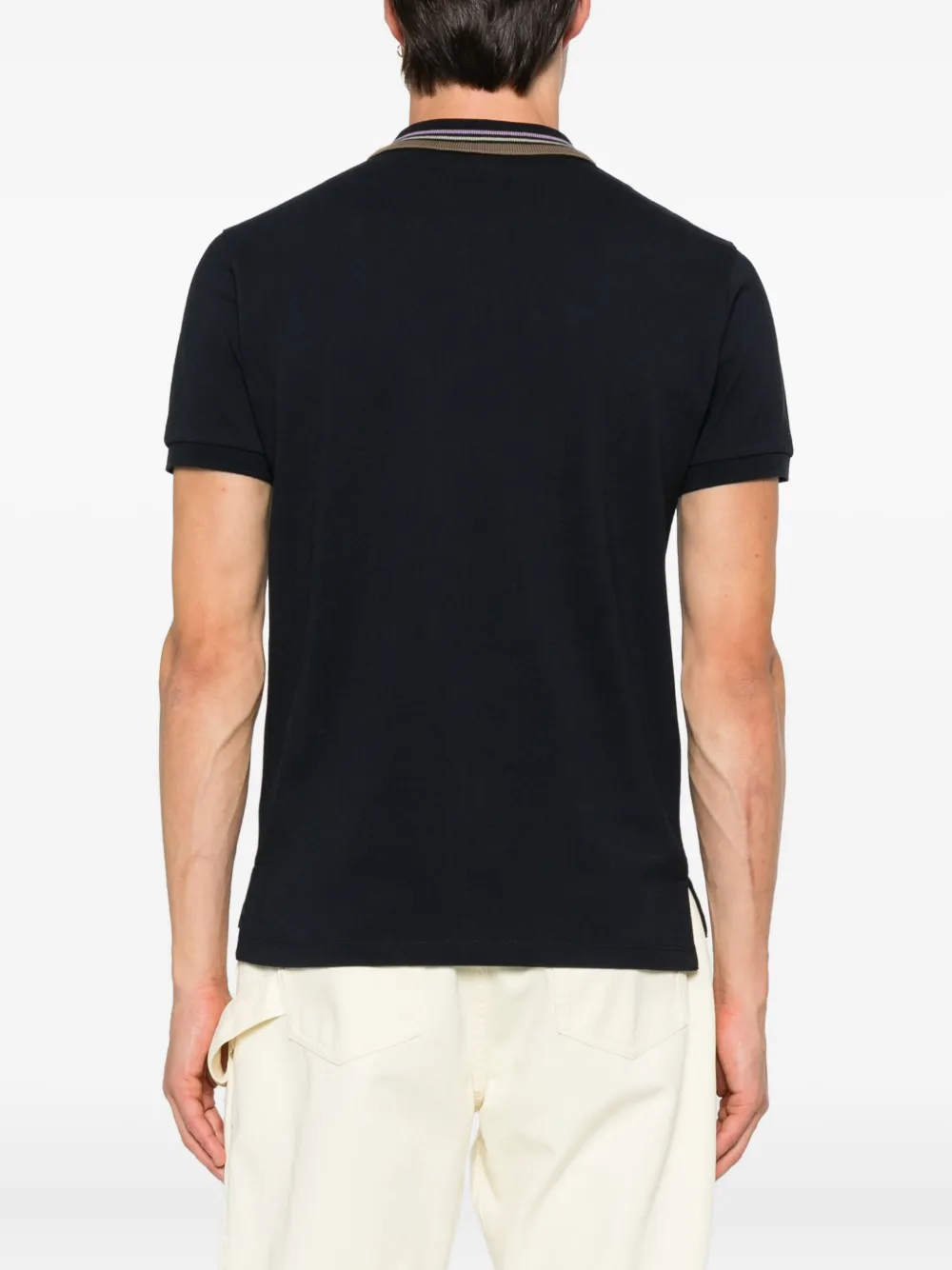 Vivienne Westwood Poloshirt met gestreepte kraag Blauw