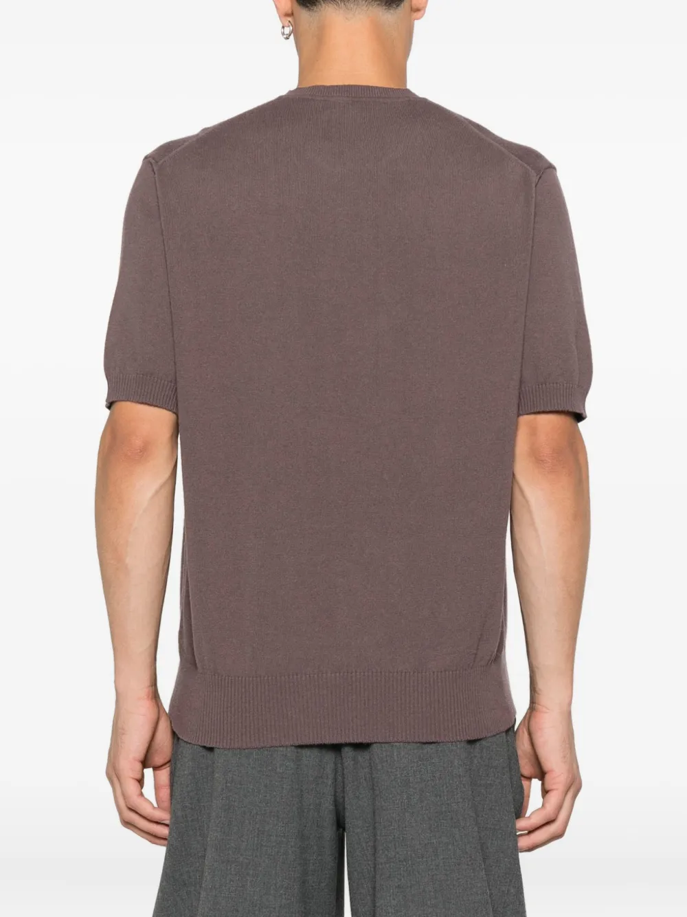 Vivienne Westwood Trui met geborduurd logo en korte mouwen Bruin
