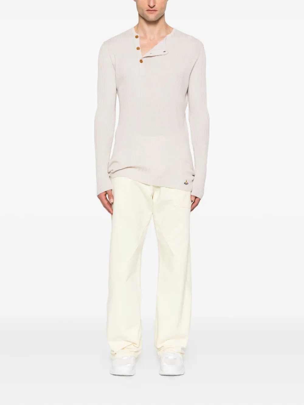 Vivienne Westwood ribbed button-placket sweater | Knitted Sweaters | Image 2