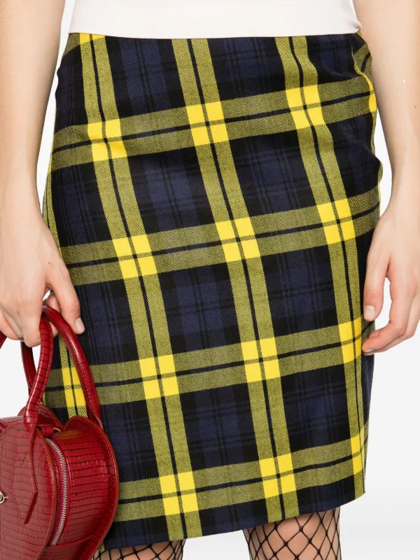 VivienWestwood チェックスカート Vivienne Westwood Infinity チェック スカート | ブルー