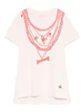 Vivienne Westwood Viv Chain T-shirt - Pink