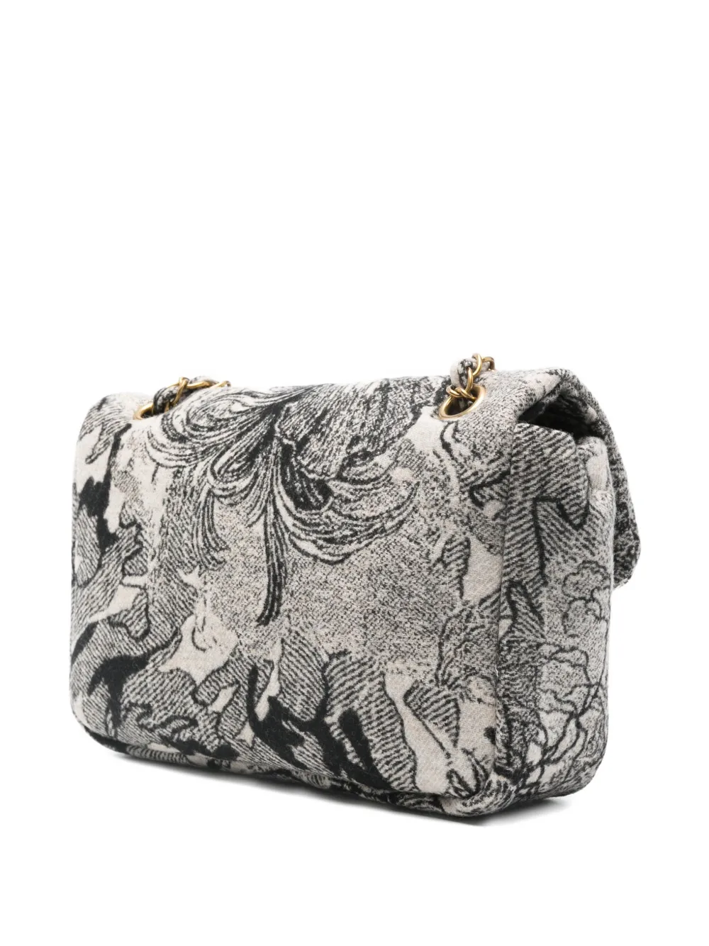 Vivienne Westwood Graphic Print Shoulder Bag With Chain Strap In Multi