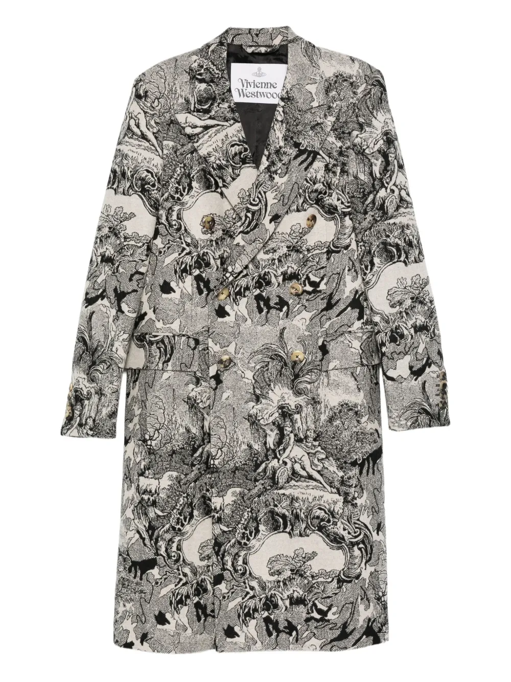 Vivienne Westwood Jas met barokprint Beige