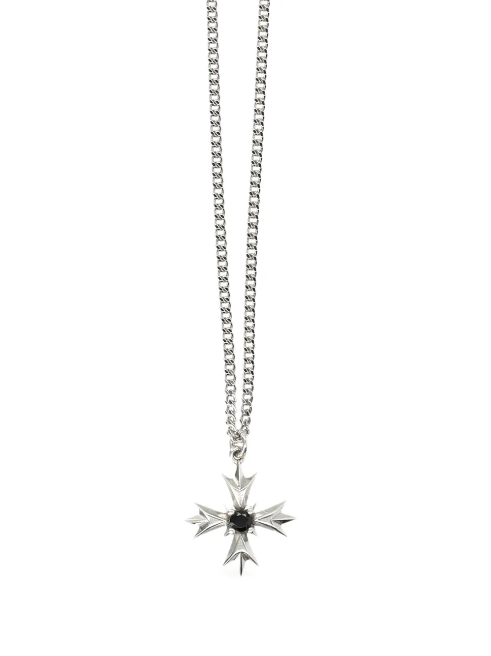 Emanuele Bicocchi star-shaped pendant necklace - シルバートーン Emanuele Bicocchi star-shaped pendant necklace - シルバートーン