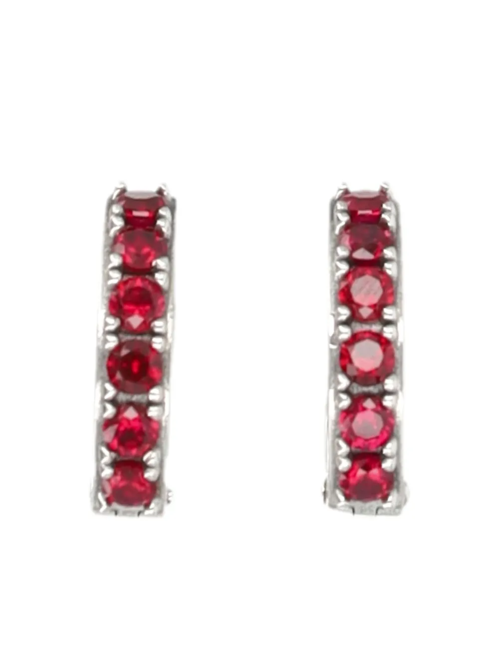 Emanuele Bicocchi Embellished Hoop Earrings In Metallic